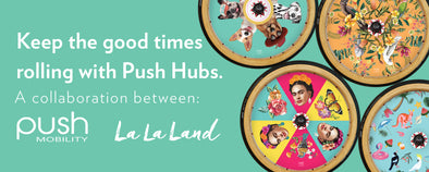 Push Hubs - an exciting new collaboration between Push Mobility and La La Land