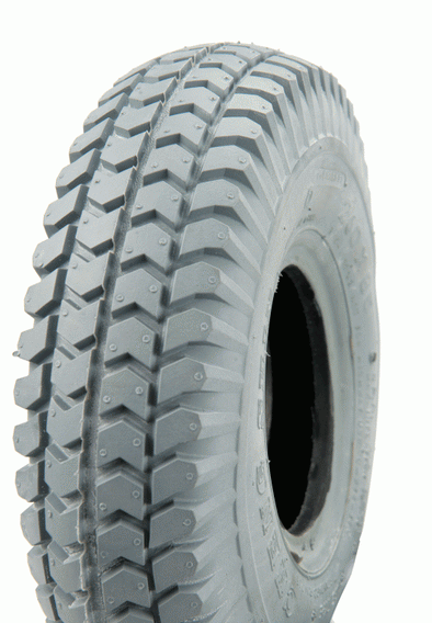 Strike Force Pneumatic Tyre 3.00-4 (260x85) Grey - Push Mobility