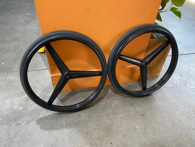 Clearance - tri spoke wheels 24"