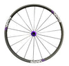 Vapor wheel with purple hub