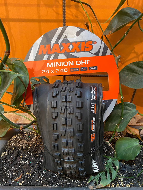 MAXXIS Minion DHF - 24 X 2.40 Folding 60TPI EXO 3C MaxxTerra TR