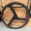 Clearance - 650c Carbonbike 3 Spoke Tubular Drive Wheel. Xdr Freehub, Rim Brake. Handcycle
