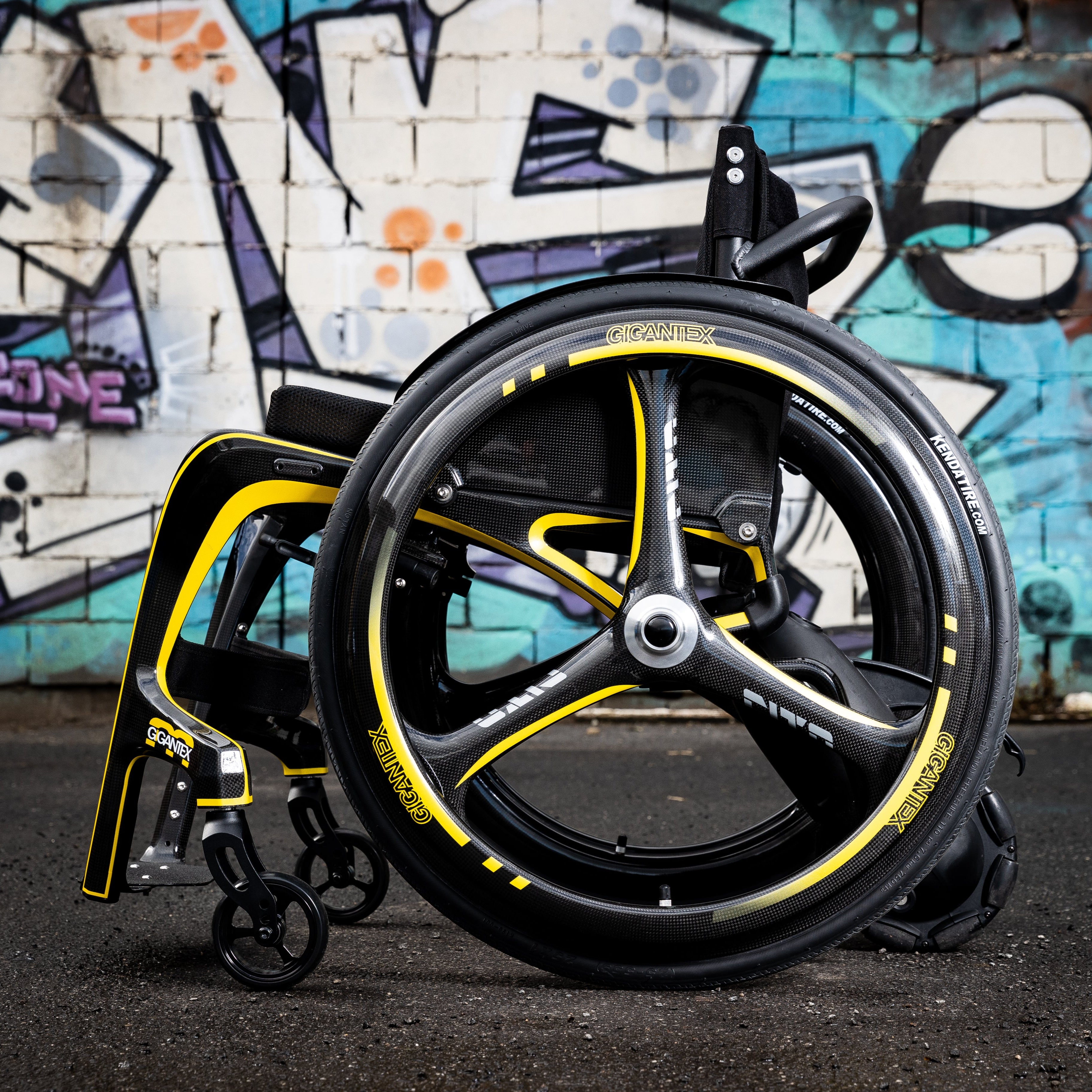 Gigantex ultra lightweight carbon fibre wheelchair Push Mobility