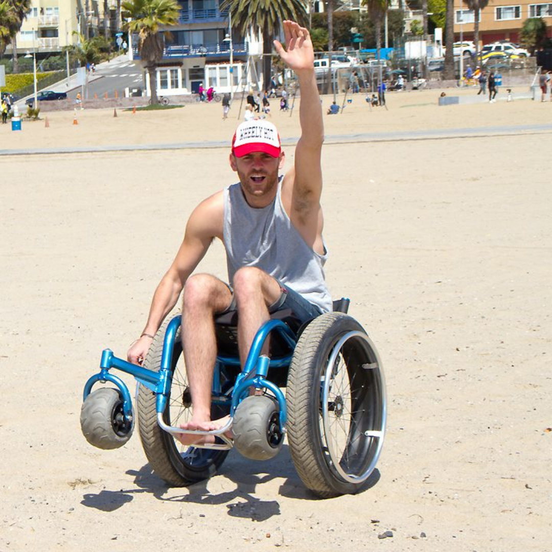 Lasher Bt Beach Wheelchair Push Mobility