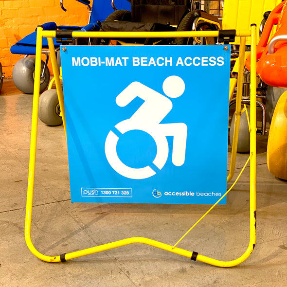 Beach Access Signage - Push Mobility