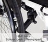 Scissor Lock Wheelchair Brake (single brake) - Push Mobility